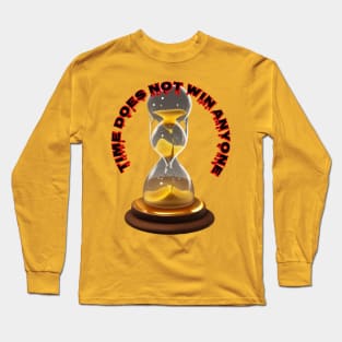 Sandstorm in the middle of an hour glass Long Sleeve T-Shirt